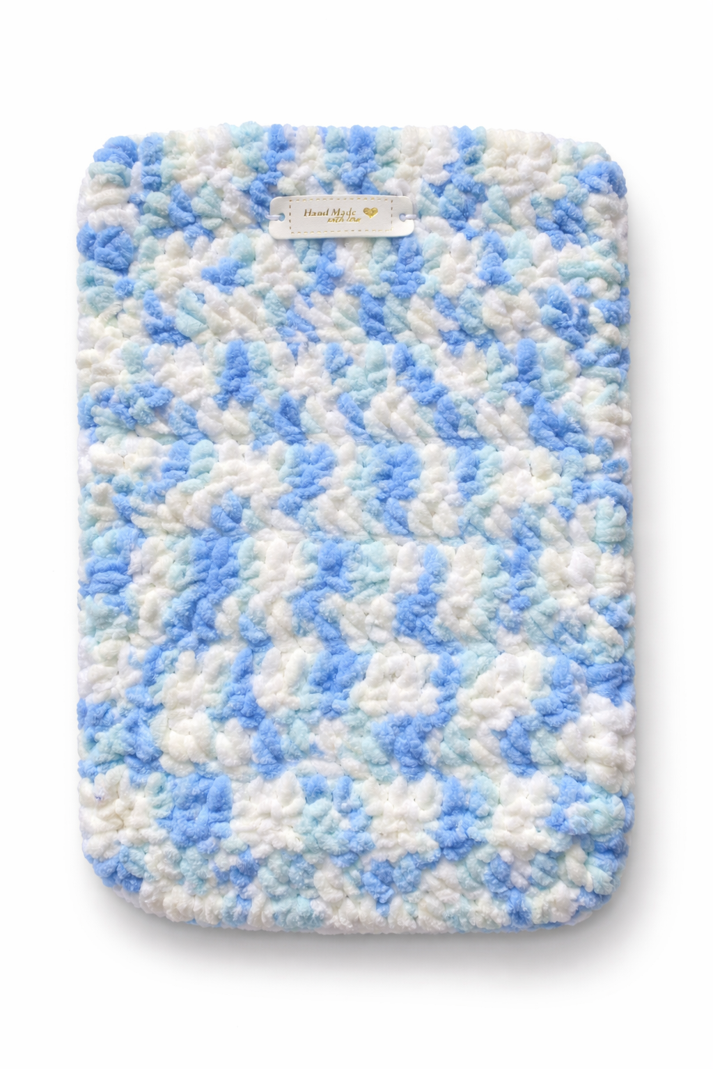 Blue and white Fluffy
