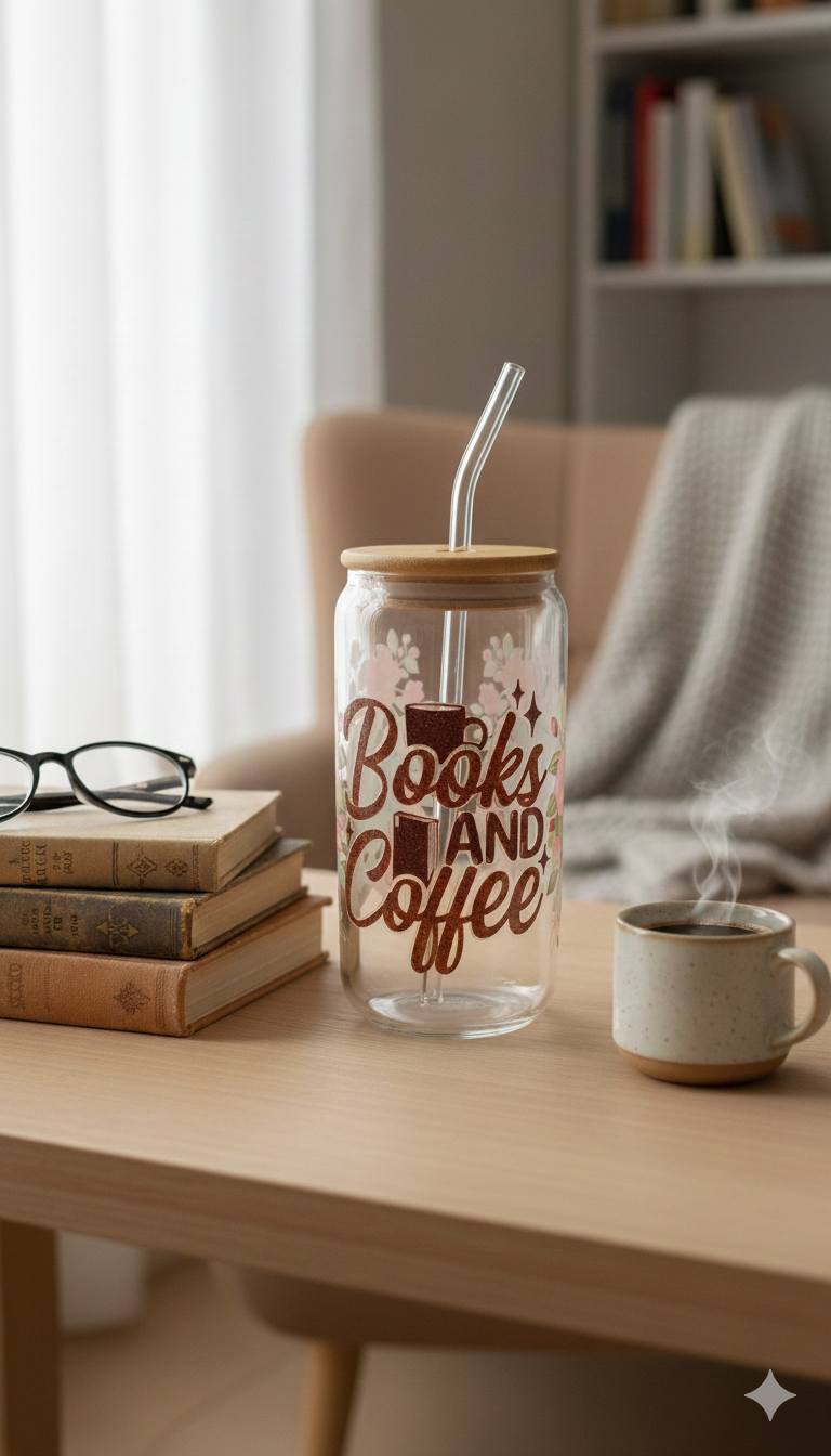 Books and coffee