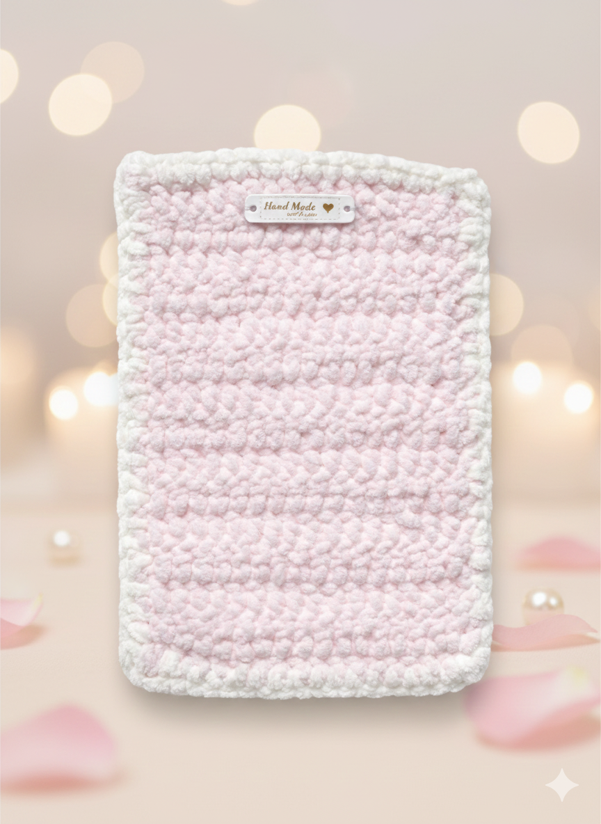 Pink and white Fluffy