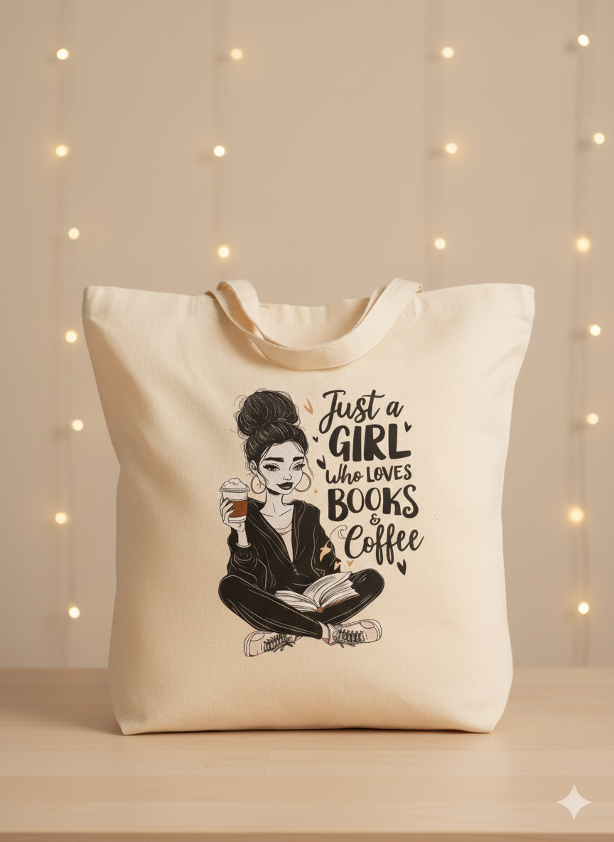 Tote-bag "just a girl"
